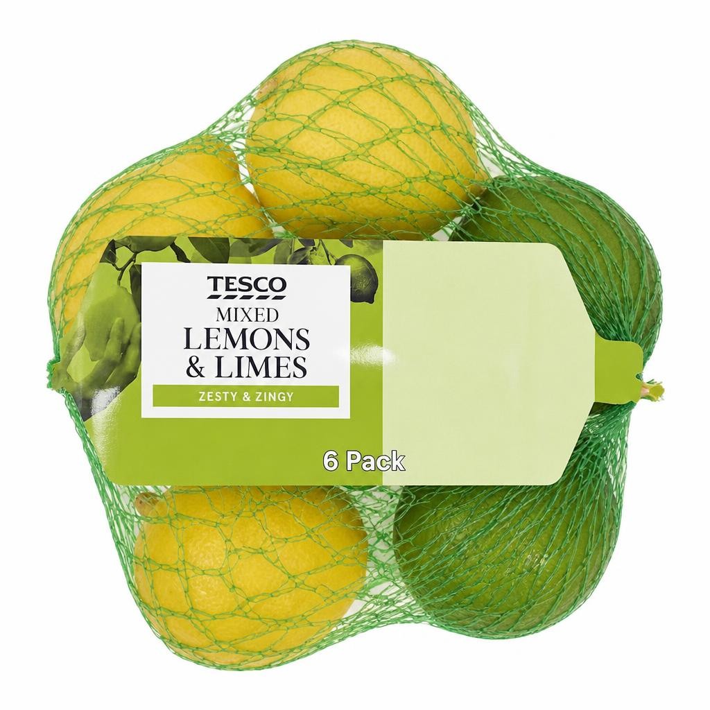 Tesco Lemon and Limes 6 Pack