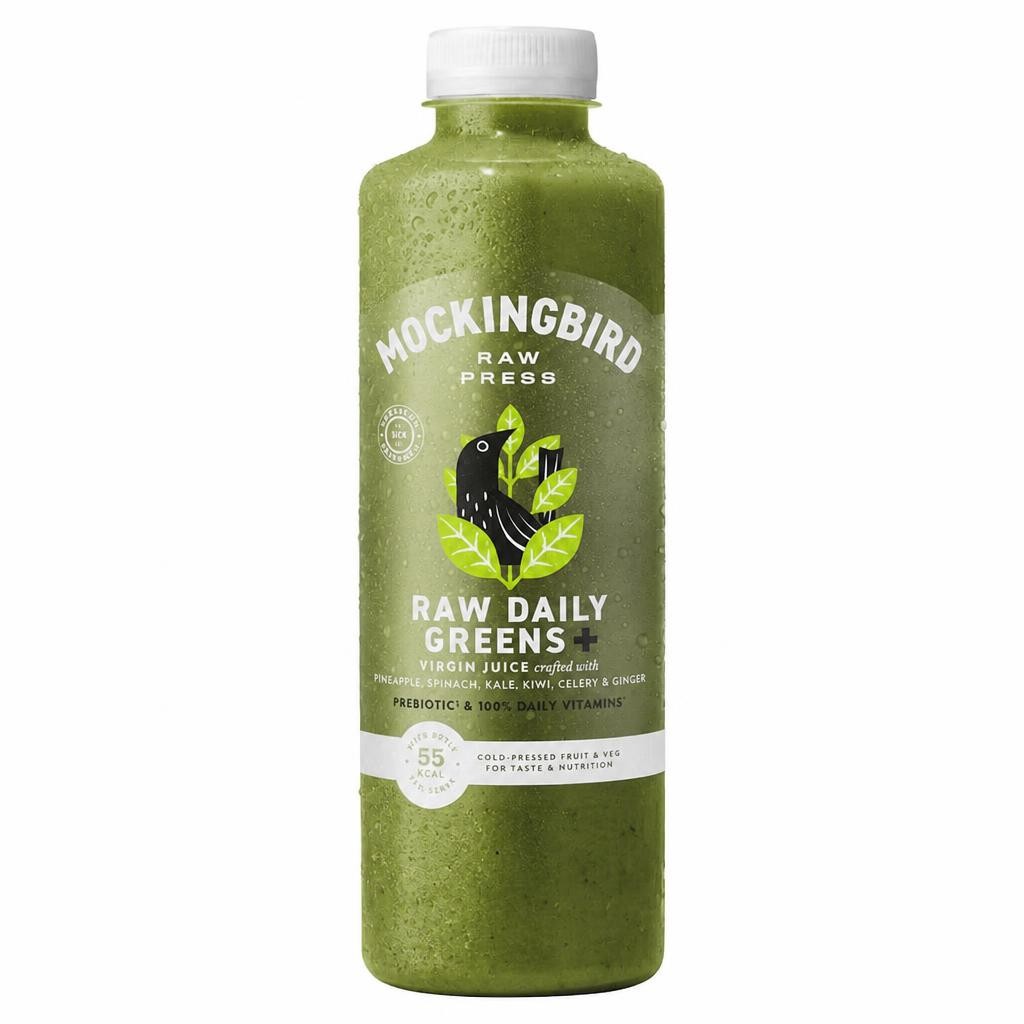Mockingbird Raw Daily Greens Juice 750ml