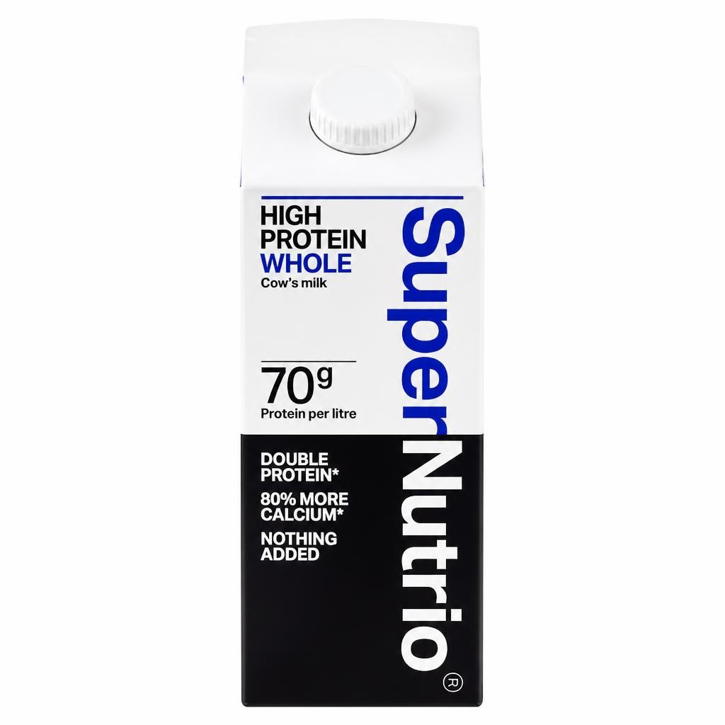 SuperNutrio High Protein Fresh Whole Milk 1l