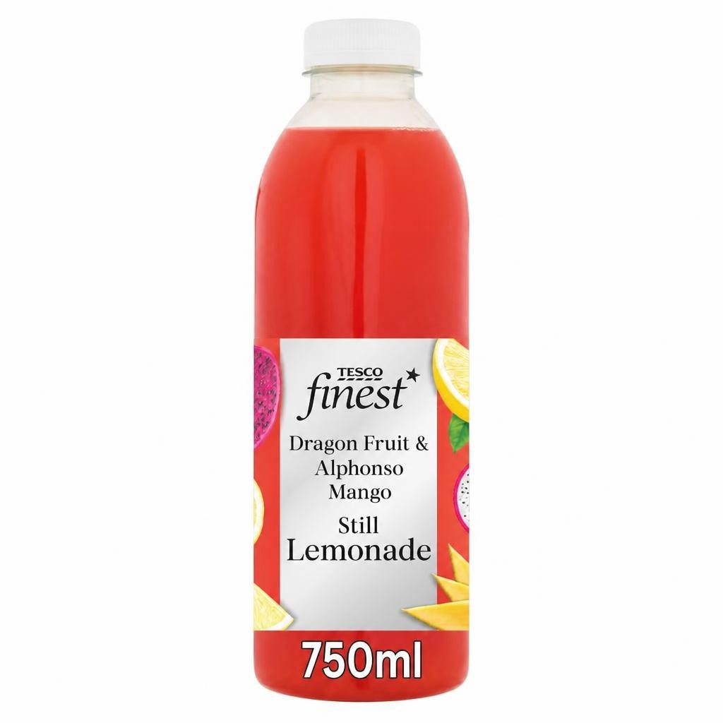 Tesco Finest Dragon fruit & Alphonso Mango Lemonade 750ml