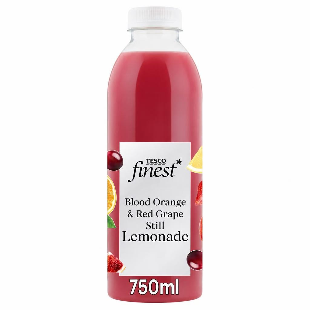 Tesco Finest Spanish Blood Orange & Red Grape Lemonade 750ml