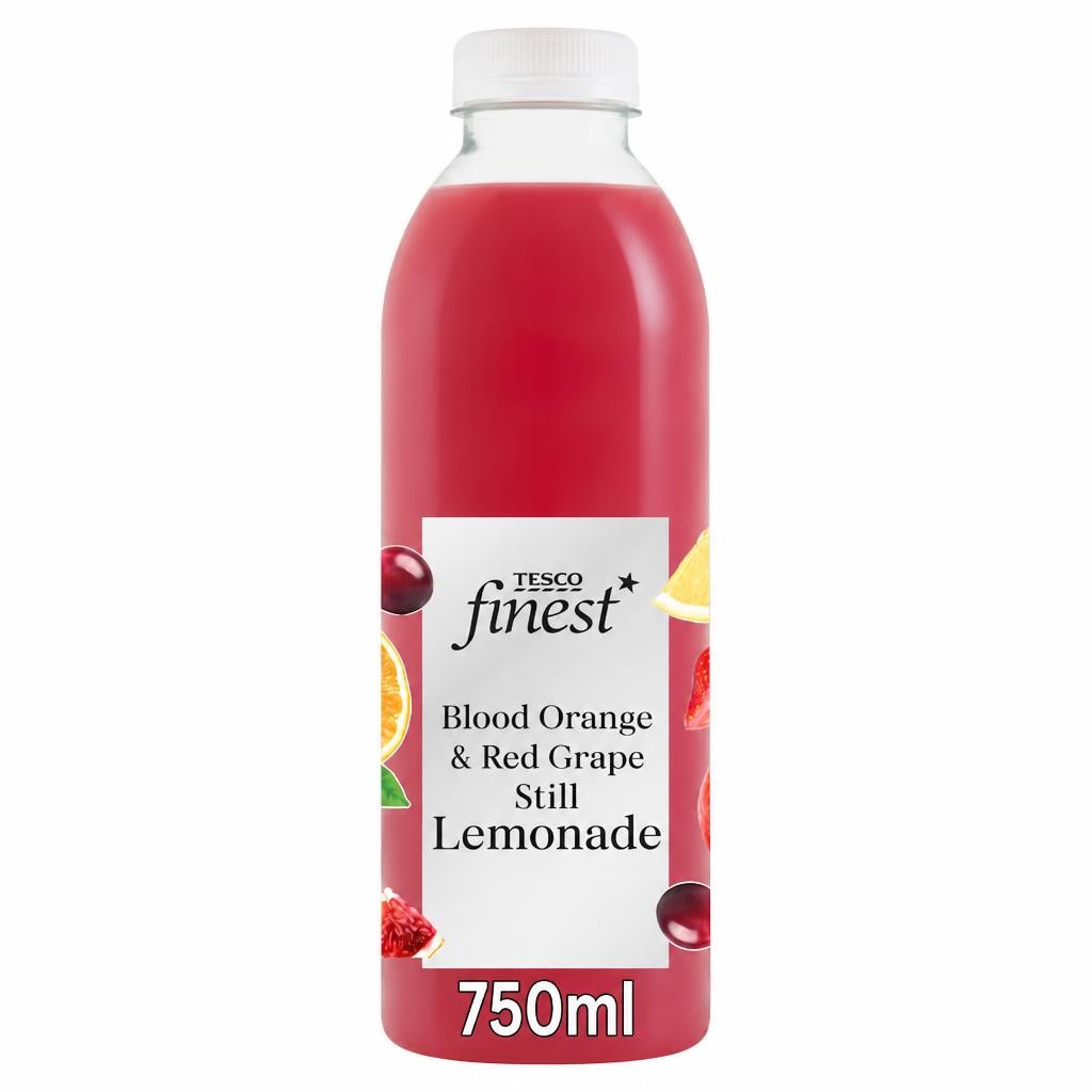 Tesco Finest Spanish Blood Orange & Red Grape Lemonade 750ml