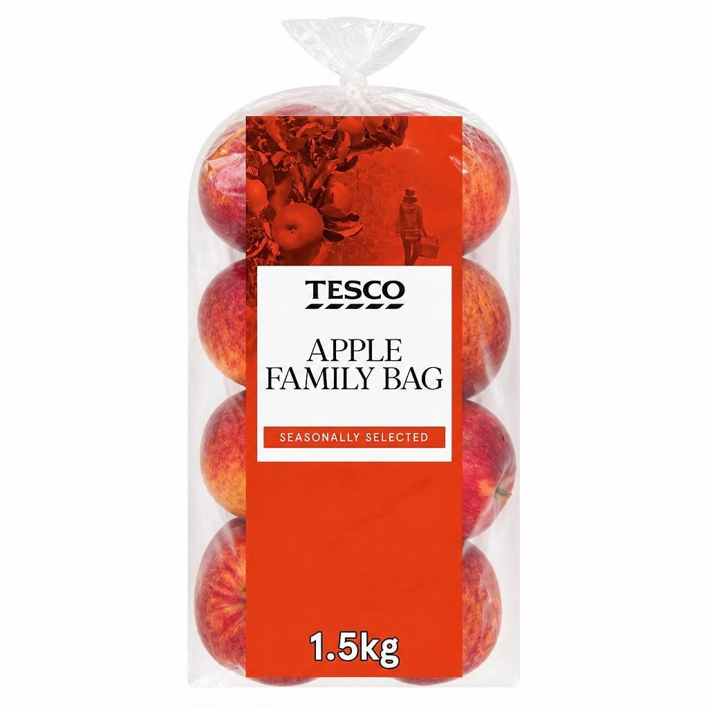 Tesco Apple Family Bag 1.5Kg