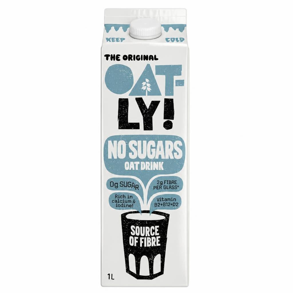 Oatly The Original No Sugars Oat Drink 1L