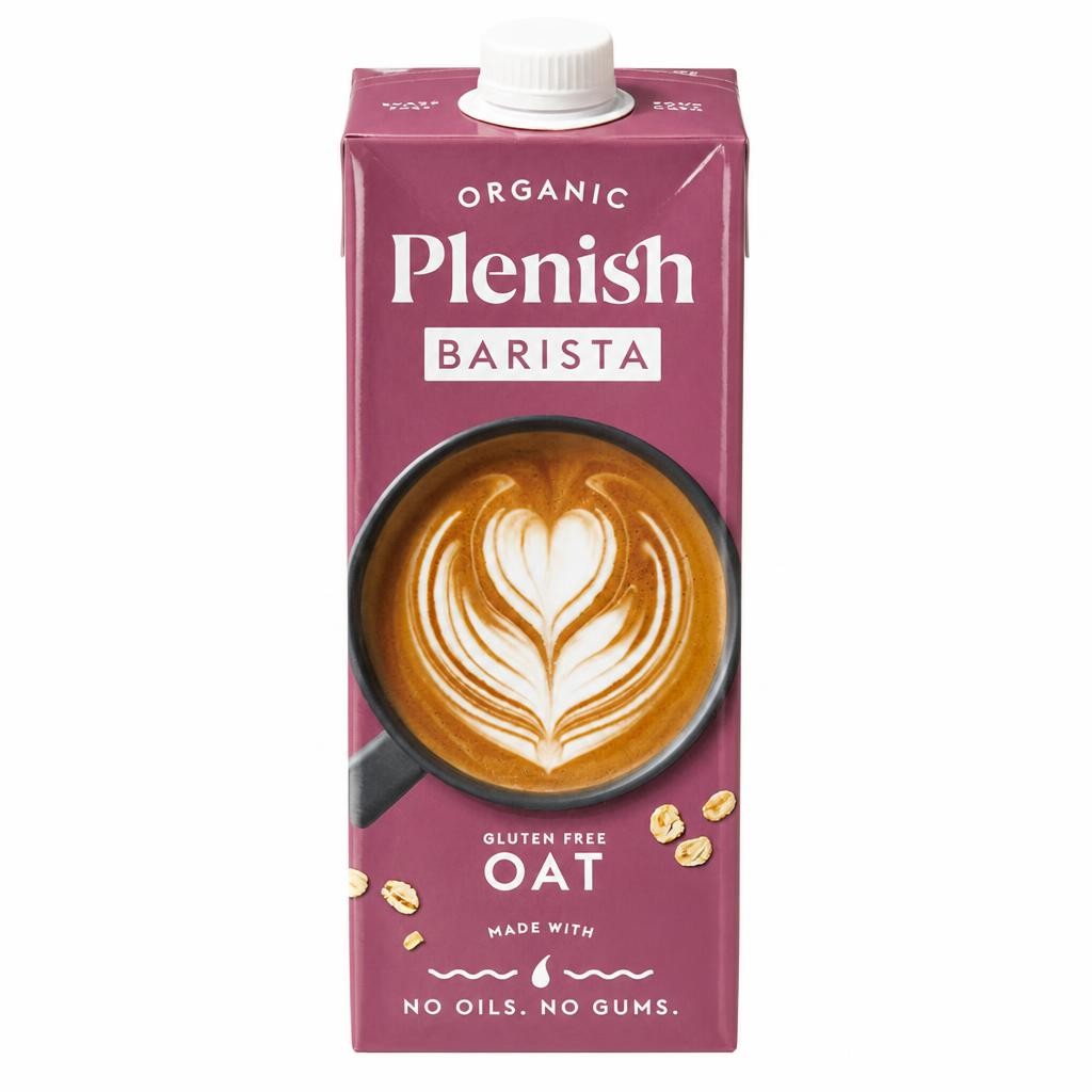 Plenish Organic Barista Gluten Free Oat Drink 1L