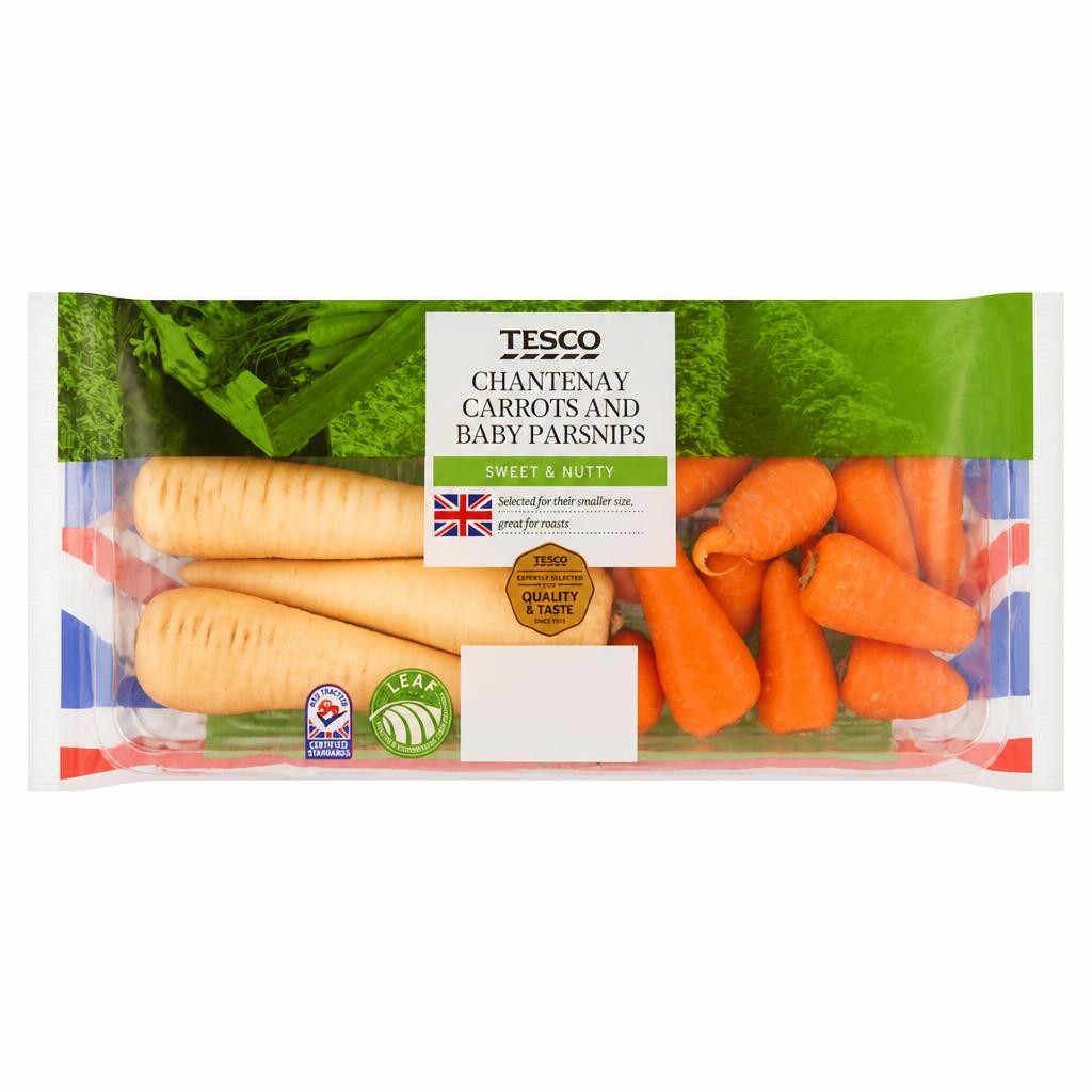 Tesco Chantenay Carrot and Baby Parsnip 350g