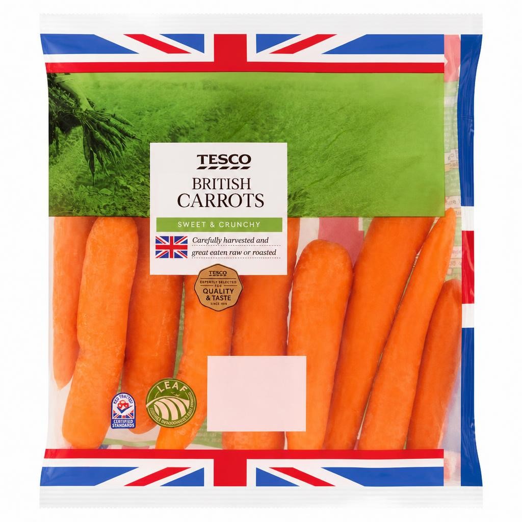 Tesco Carrots 500g
