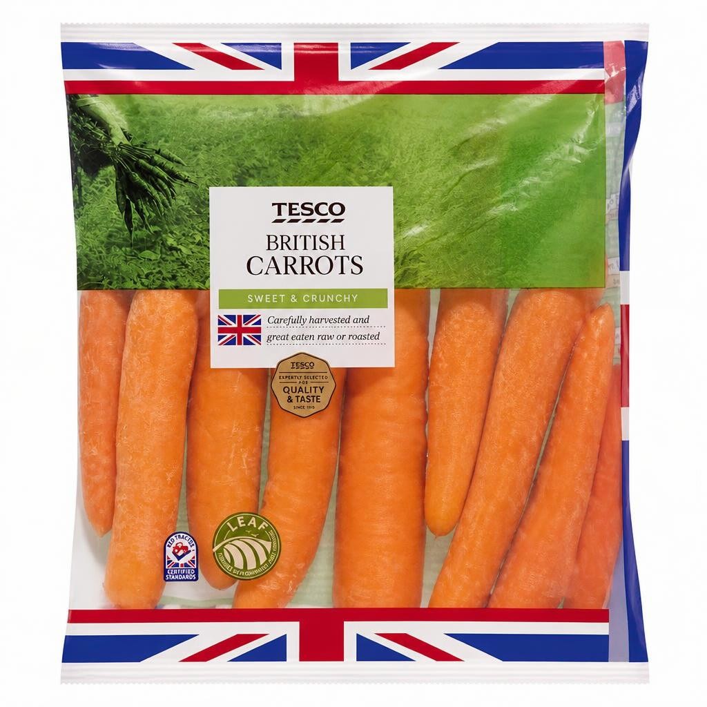Tesco Carrots 500g