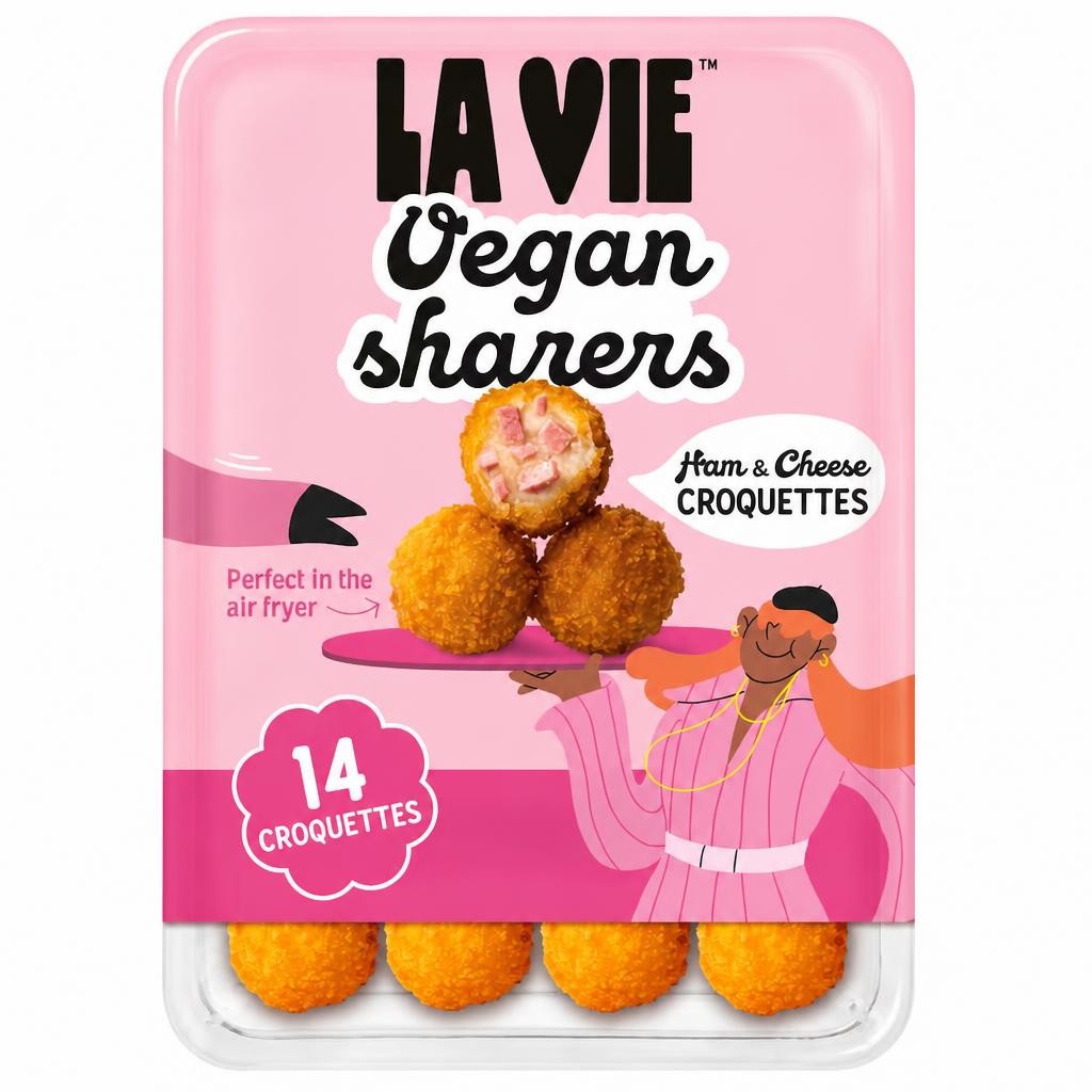 La Vie Vegan Sharers Ham & Cheese Croquettes 140g