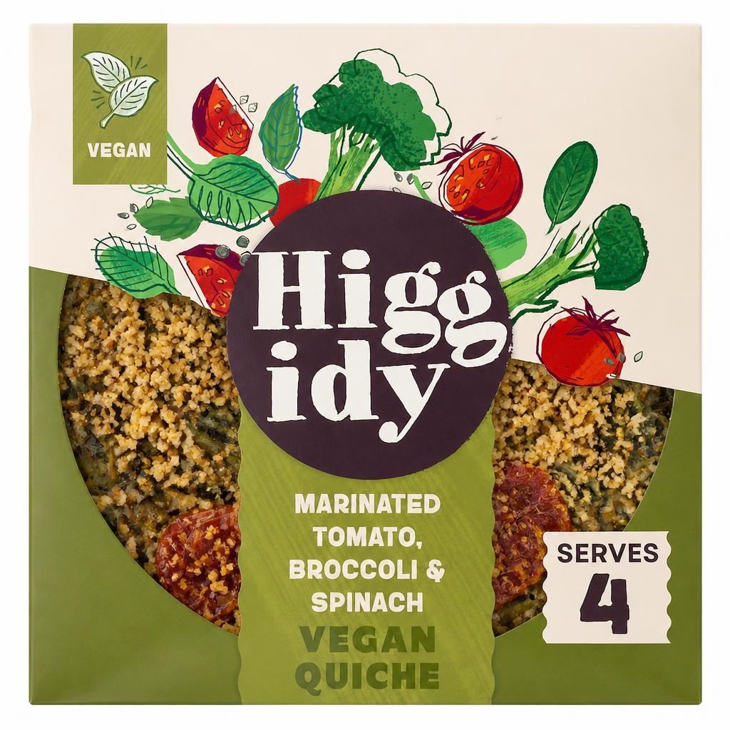 Higgidy Roasted Tomato, Broccoli and Spinach Quiche 380G