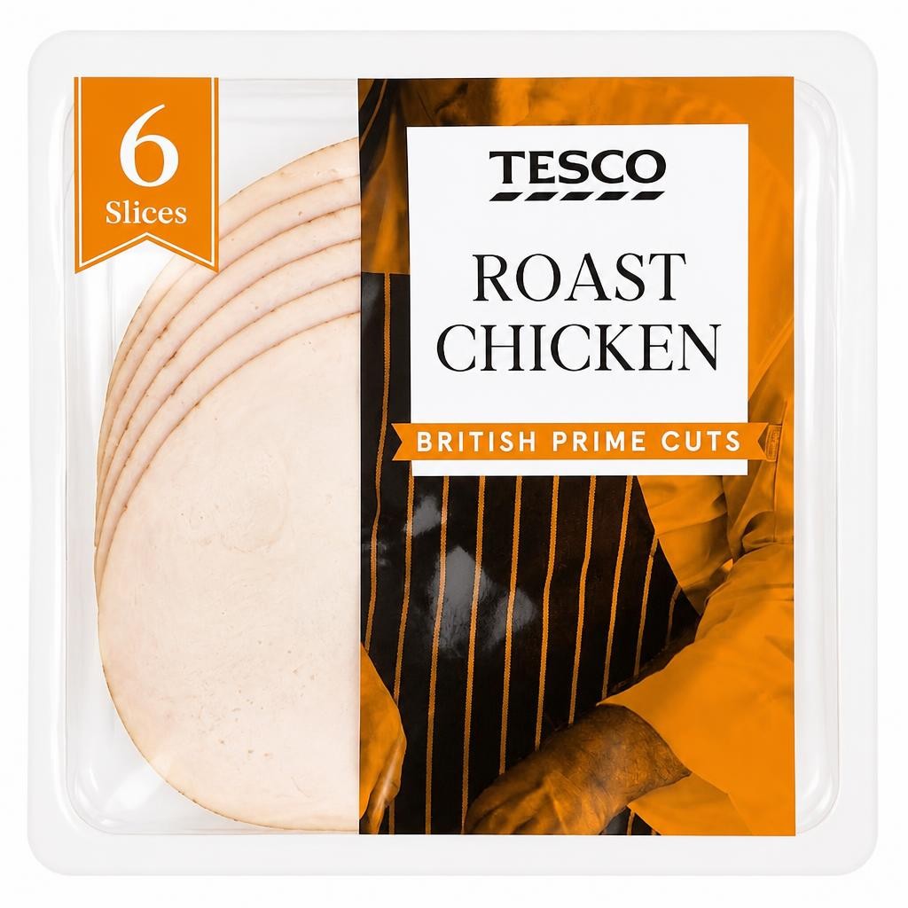 Tesco British Roast Chicken Slices 120g