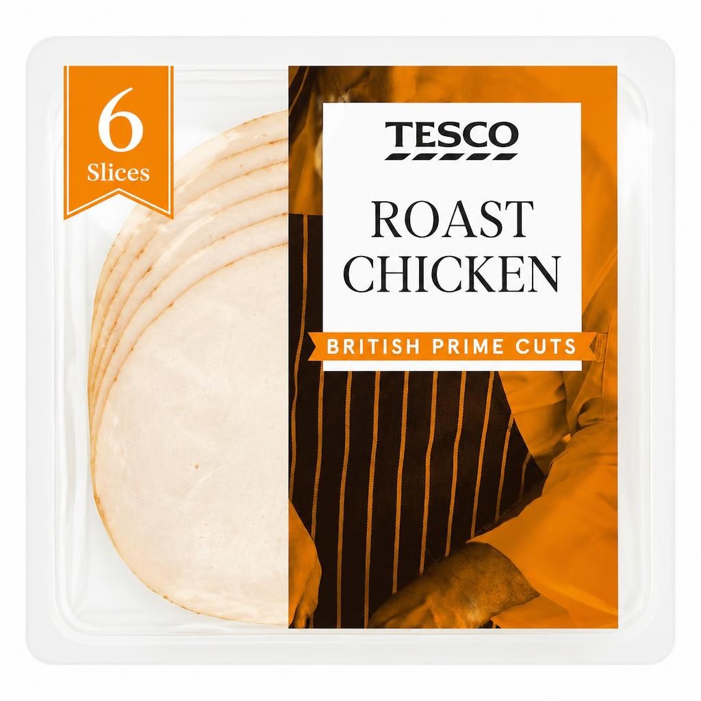 Tesco British Roast Chicken Slices 120g