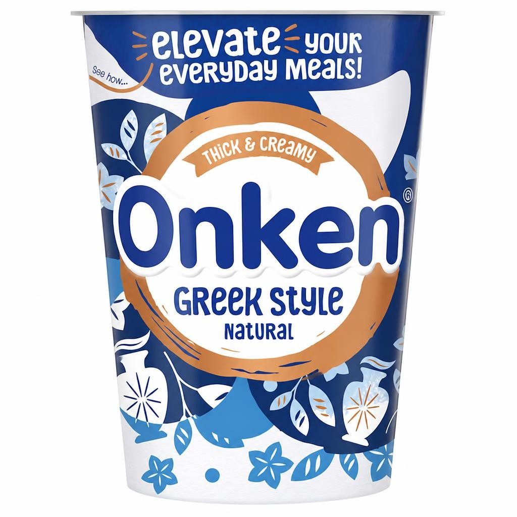 Onken Greek Style Set Yogurt Natural 450g