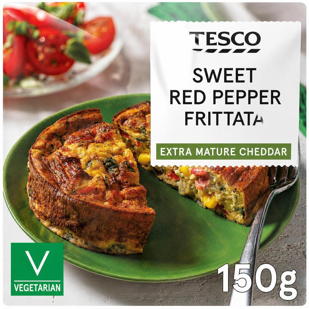 Tesco Sweetcorn & Red Pepper Frittata 150g