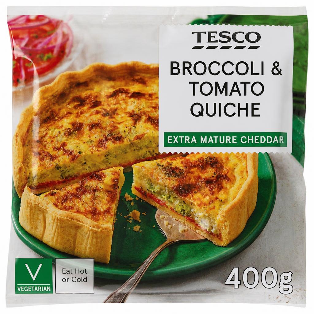 Tesco Broccoli Tomato Quiche 400g