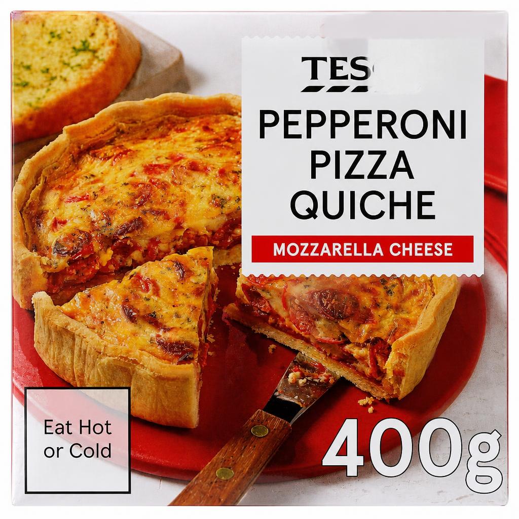 Tesco Pepperoni Pizza Quiche 400g
