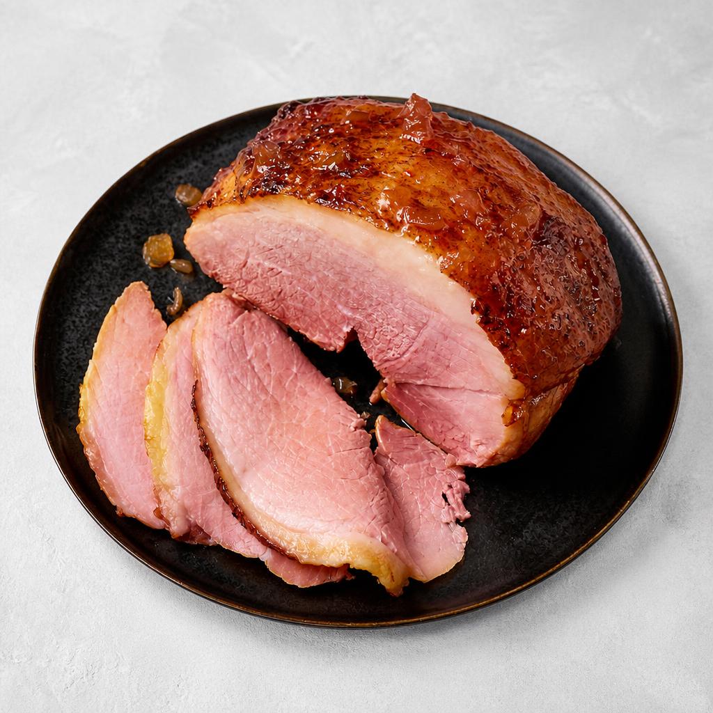 48. Tesco Finest Dry Cured Gammon Joint with a Spiced Apple & Rum Glaze 1kg (Serves 6)