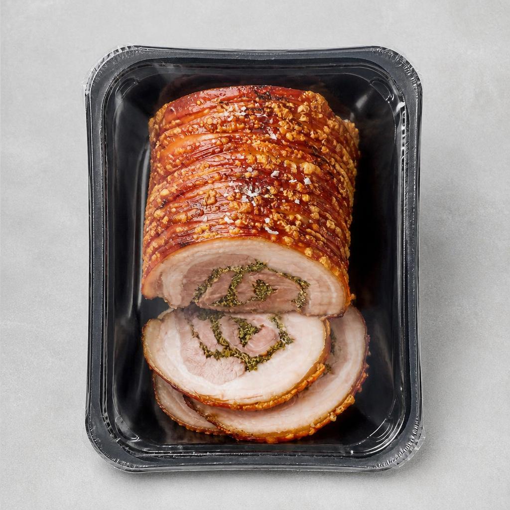 46. Tesco Finest Crackling Porchetta Pork Joint 2.1-2.4kg (Serves 8)