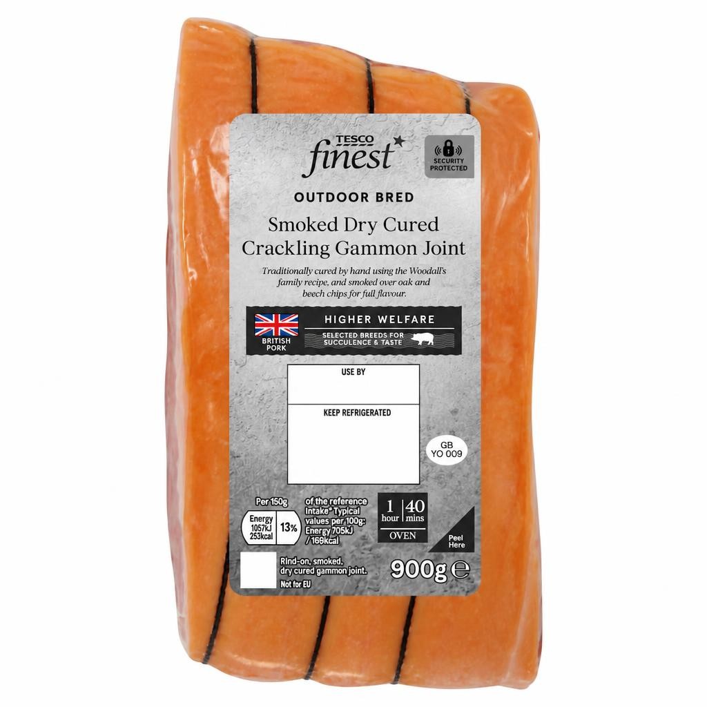 Tesco Finest Dry Cured Smoked Gammon Joint 900g