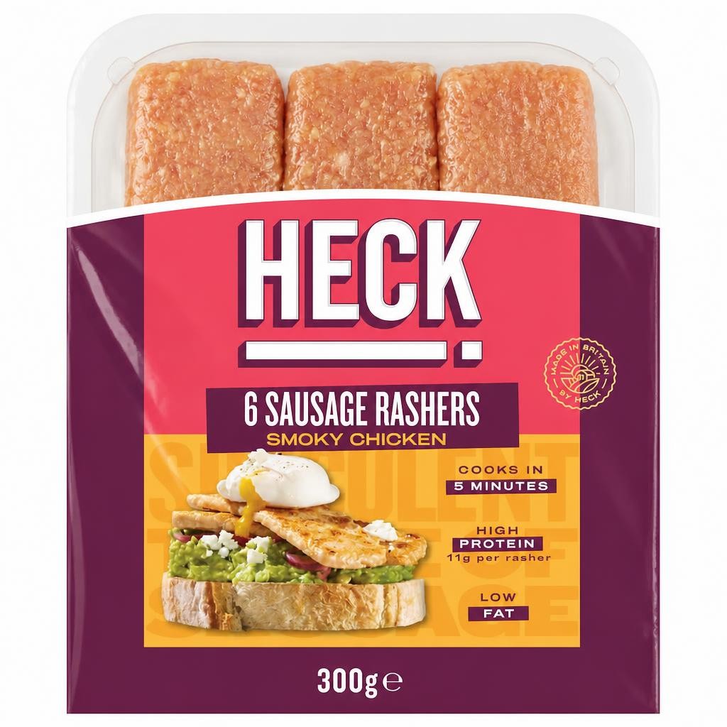 Heck 6 Smoky Chicken Sausage Rashers 300g