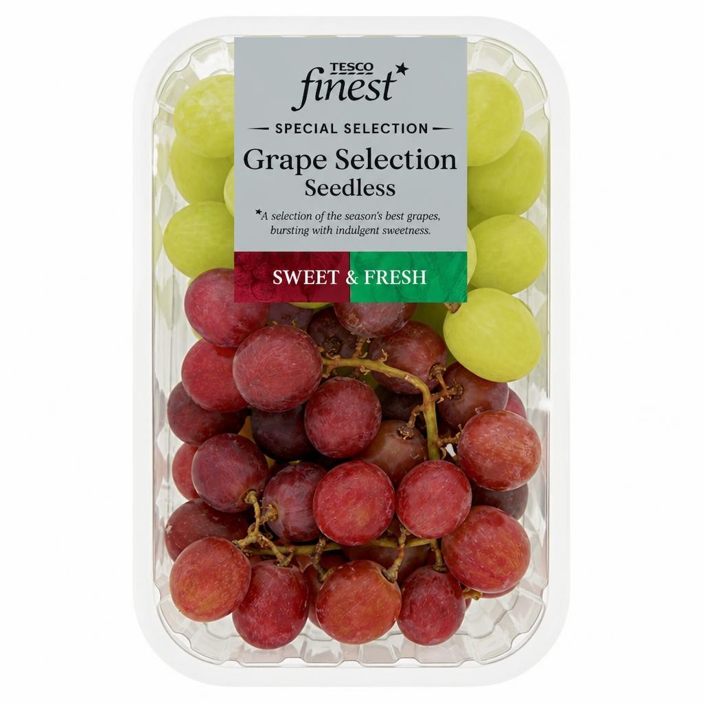 Tesco Finest Grapes Selection Seedless 500g