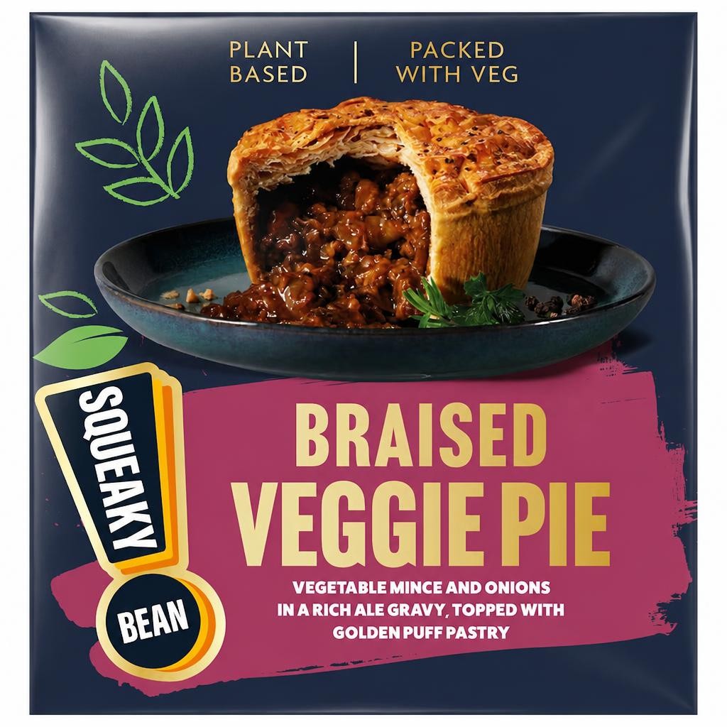 Squeaky Bean Braised Veggie Pie 209g