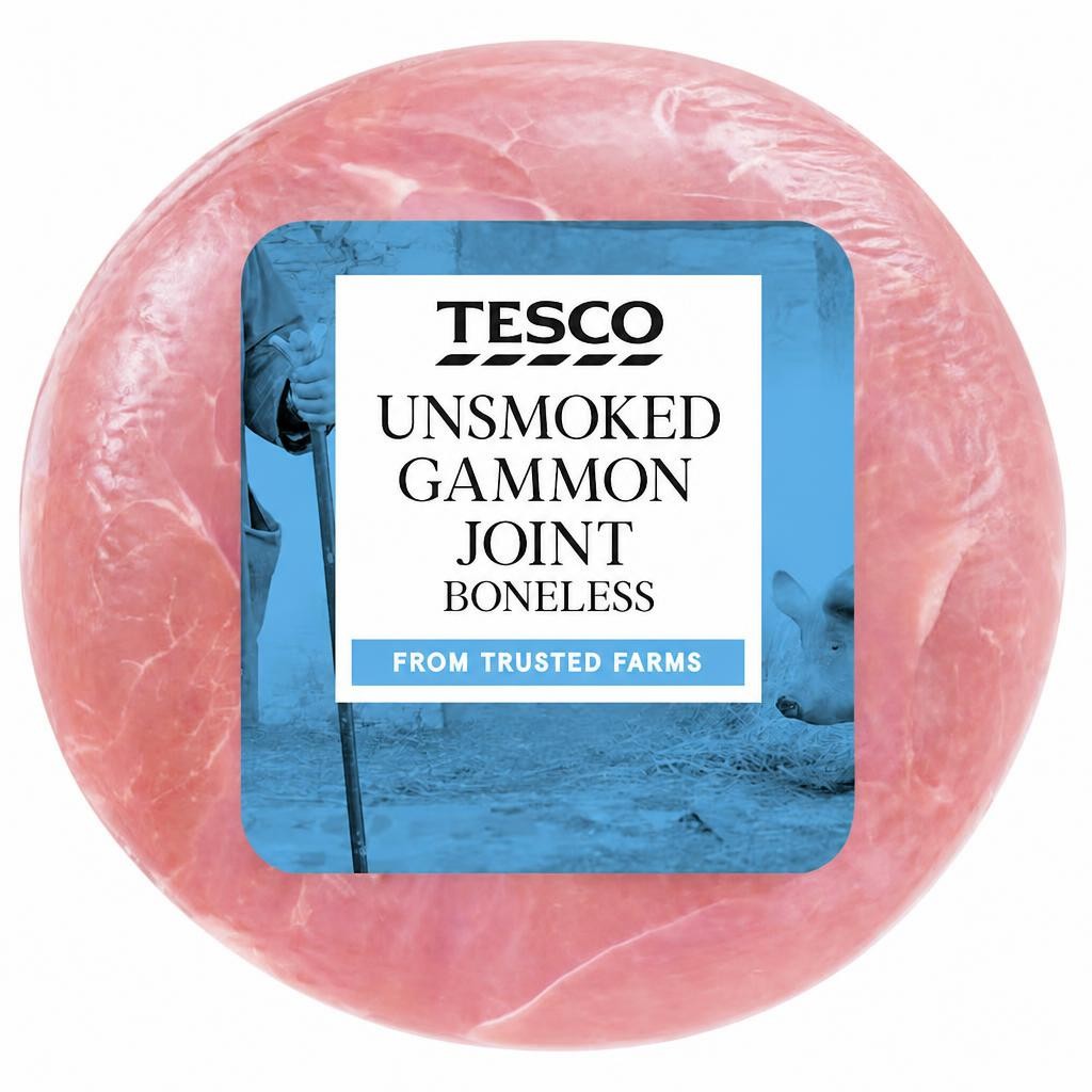 Tesco Unsmoked Gammon Joint 750G