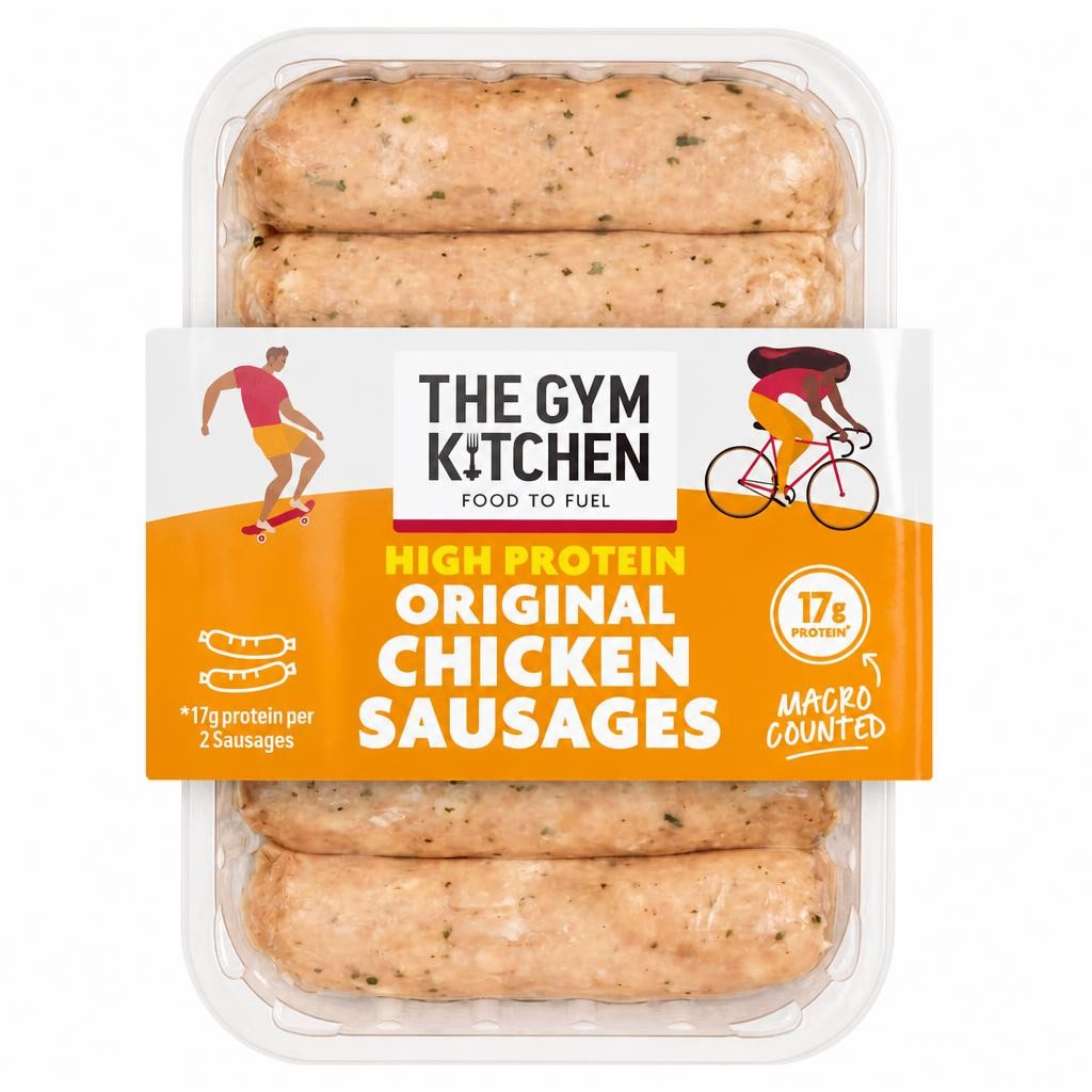The Gym Kitchen Original Chicken Sausages 340g