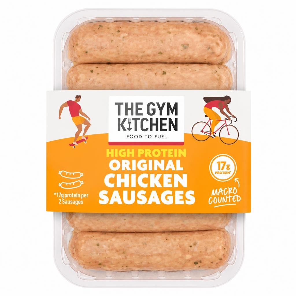 The Gym Kitchen Original Chicken Sausages 340g