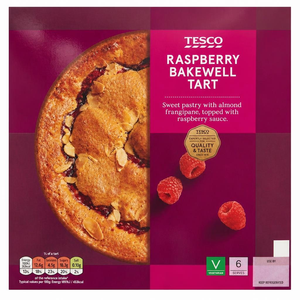 Tesco Raspberry Bakewell Tart 350g