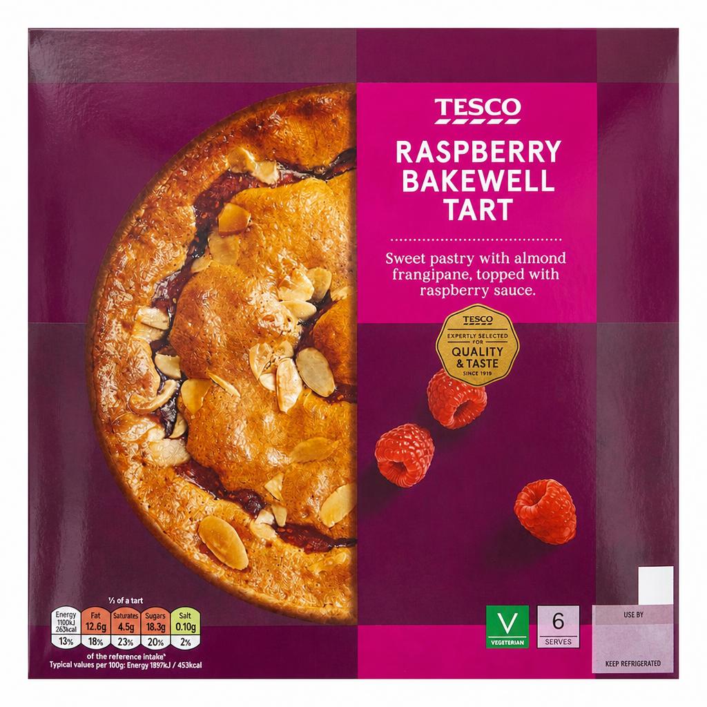 Tesco Raspberry Bakewell Tart 350g