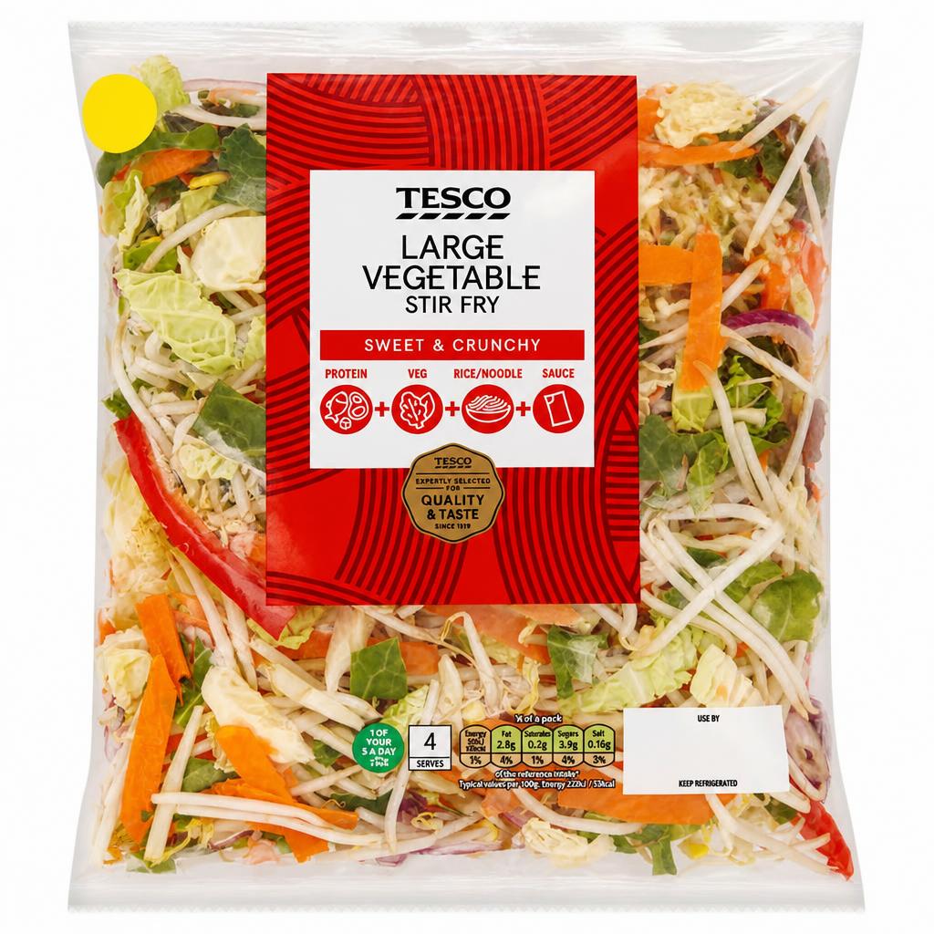 Tesco Large Vegetable Stir Fry 570g