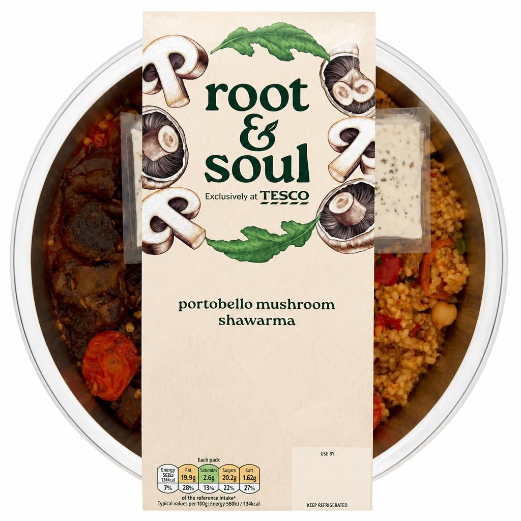 ROOT & SOUL Portobello Mushroom Shawarma 380G