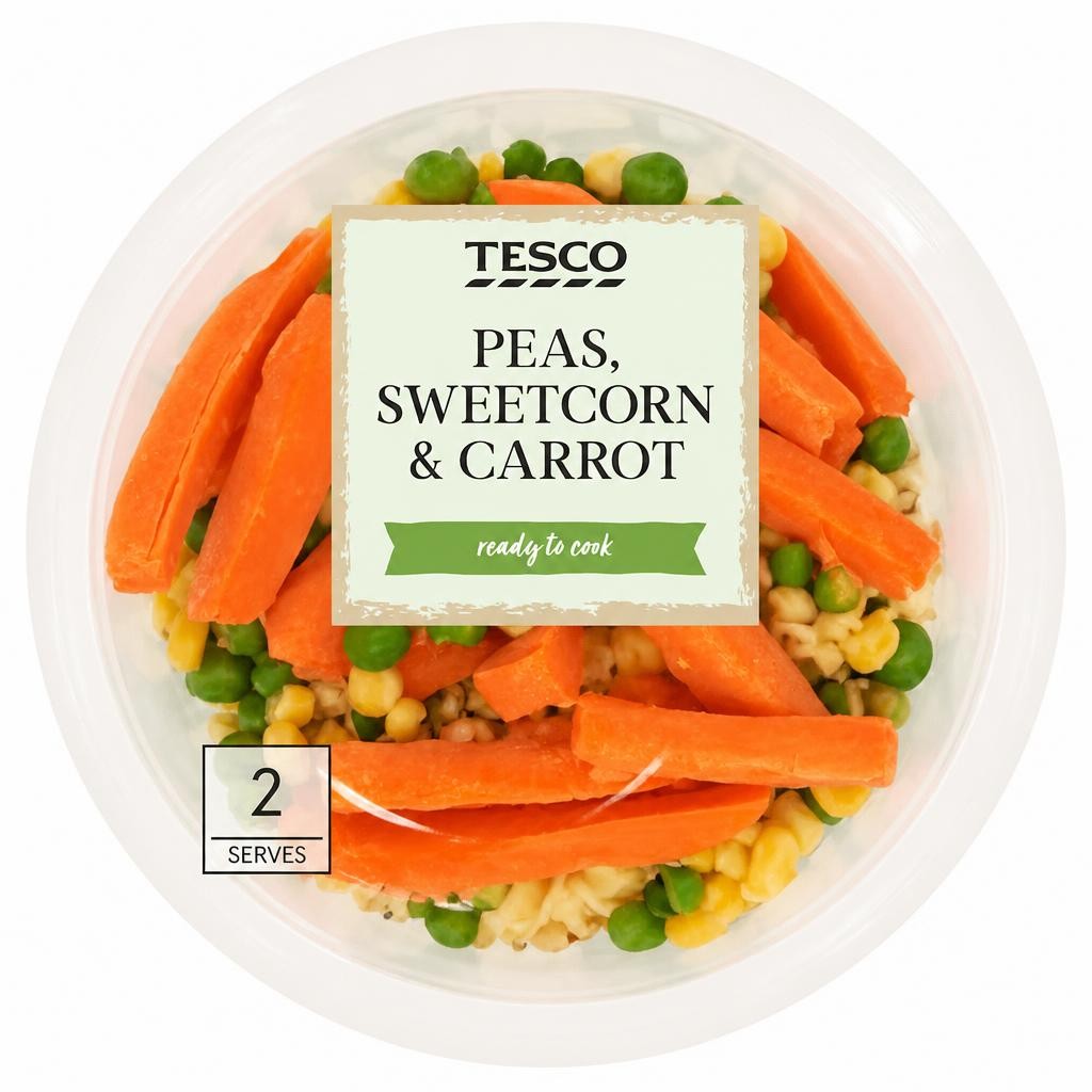 Tesco Peas, Sweetcorn & Carrot 395g