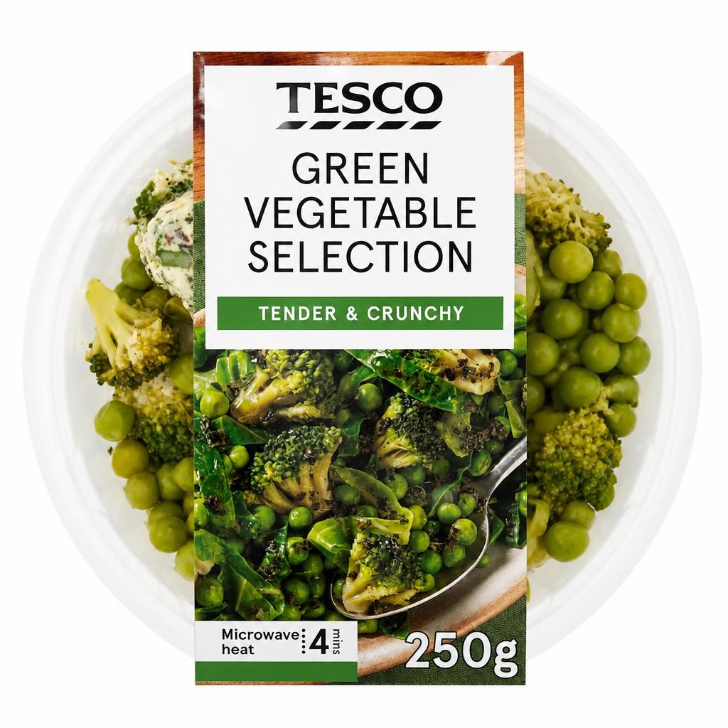 Tesco Green Vegetable Selection 250g