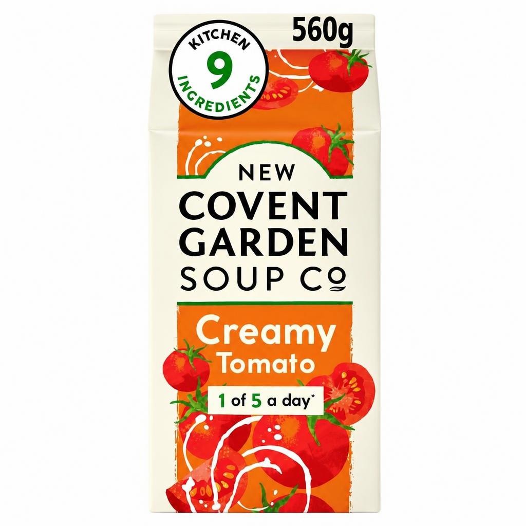 New Covent Garden Creamy Tomato Soup (Only 9 Kitchen Ingredients) 560g