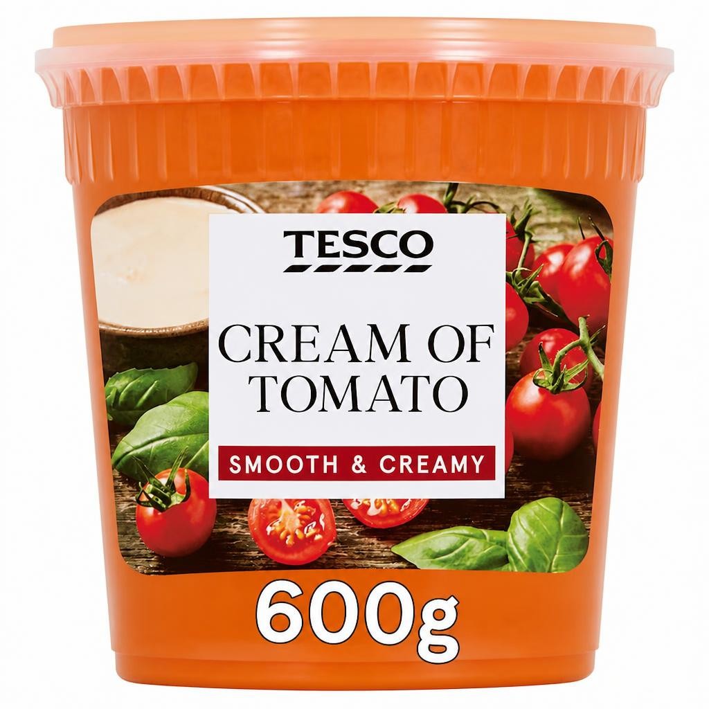 Tesco Cream Of Tomato Soup 600g