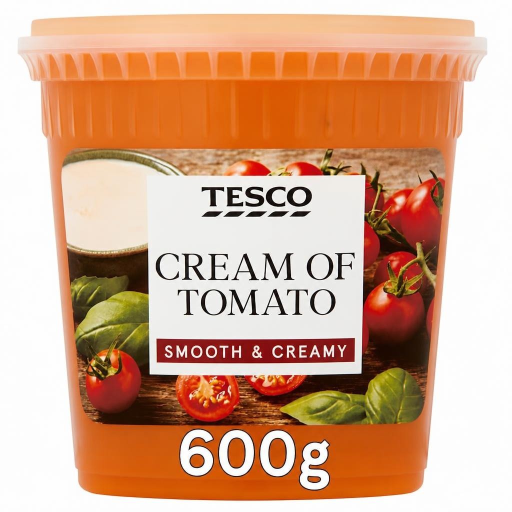 Tesco Cream Of Tomato Soup 600g