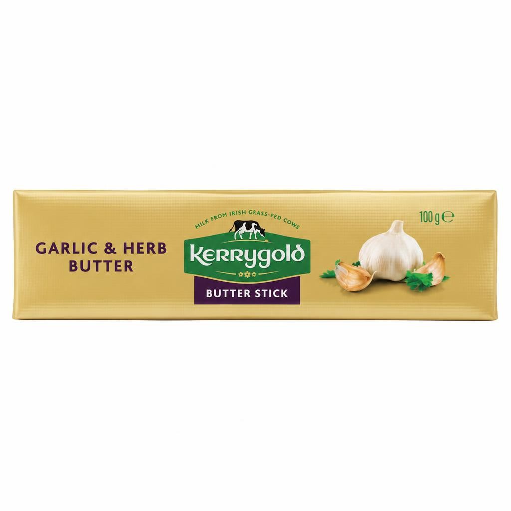 Kerrygold Garlic and Herb Butter Stick 100g