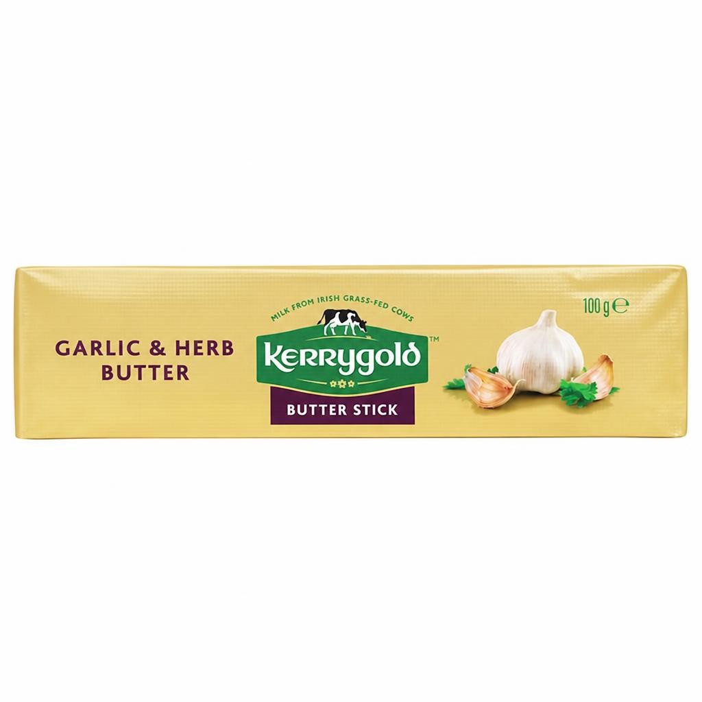 Kerrygold Garlic and Herb Butter Stick 100g