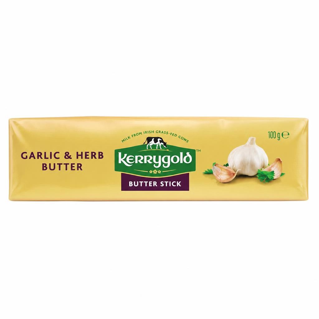 Kerrygold Garlic and Herb Butter Stick 100g