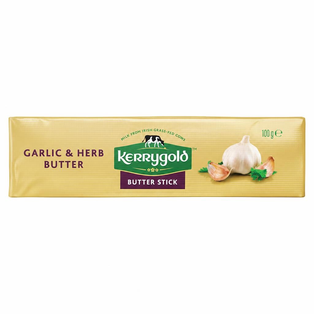 Kerrygold Garlic and Herb Butter Stick 100g