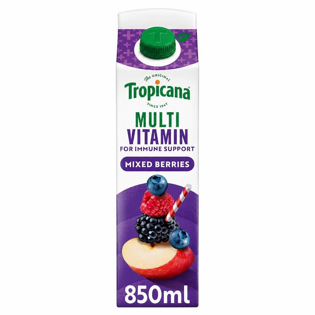 Tropicana Multivitamin Juice - Mixed Berries 850ml
