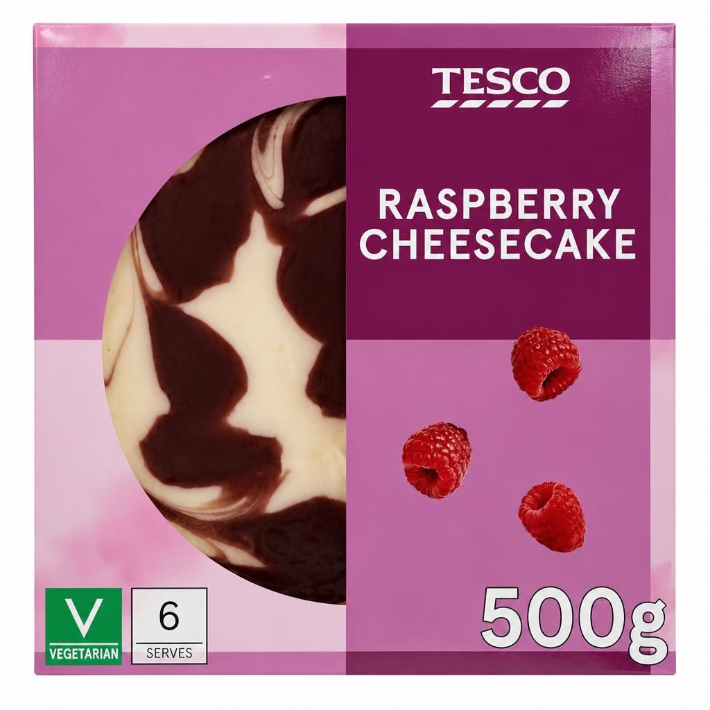 Tesco Raspberry Cheesecake 500g