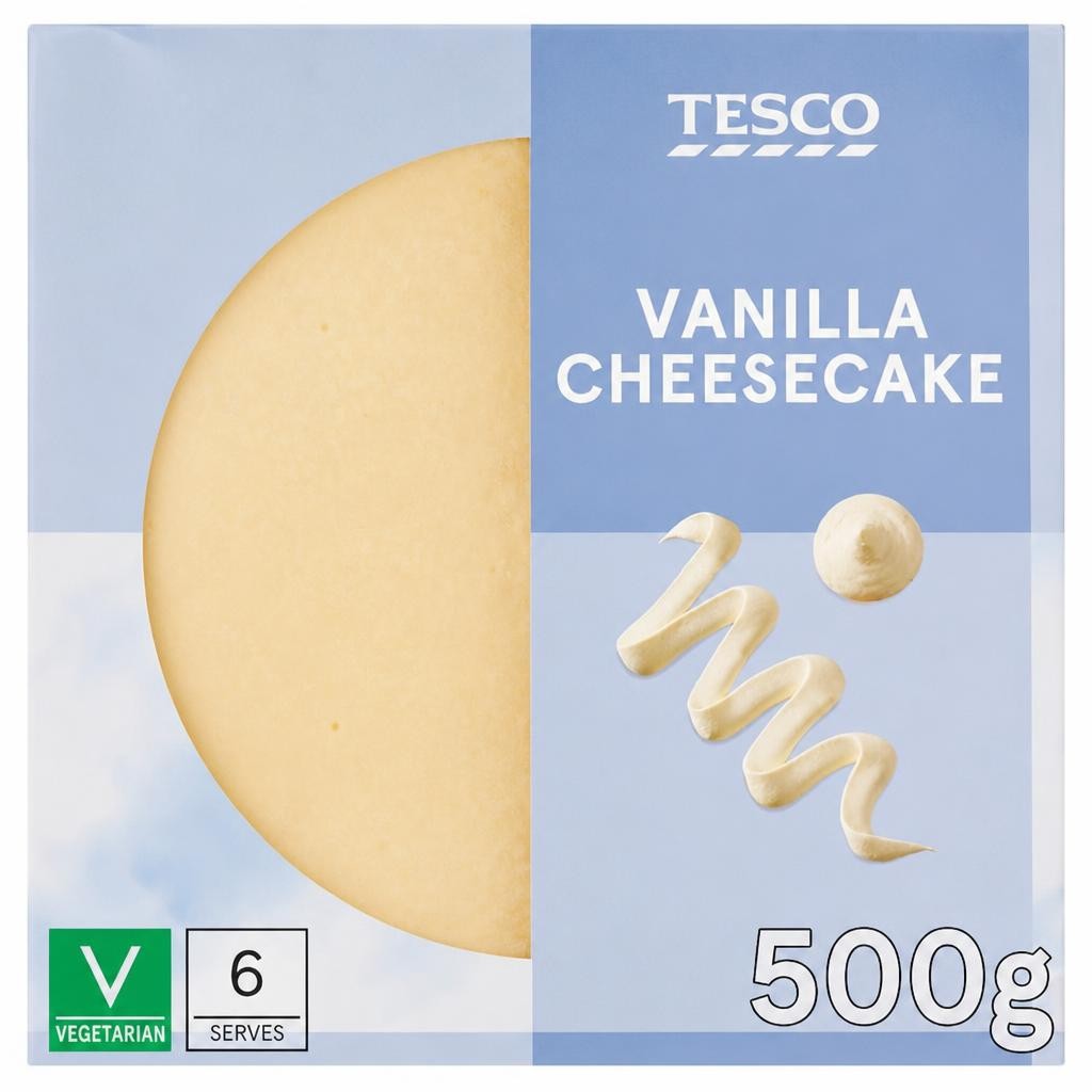 Tesco Vanilla Cheesecake 500g