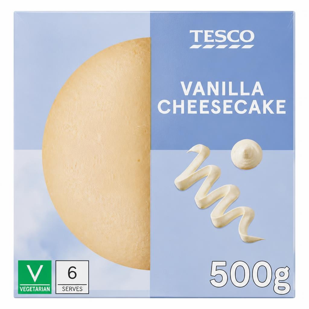 Tesco Vanilla Cheesecake 500g