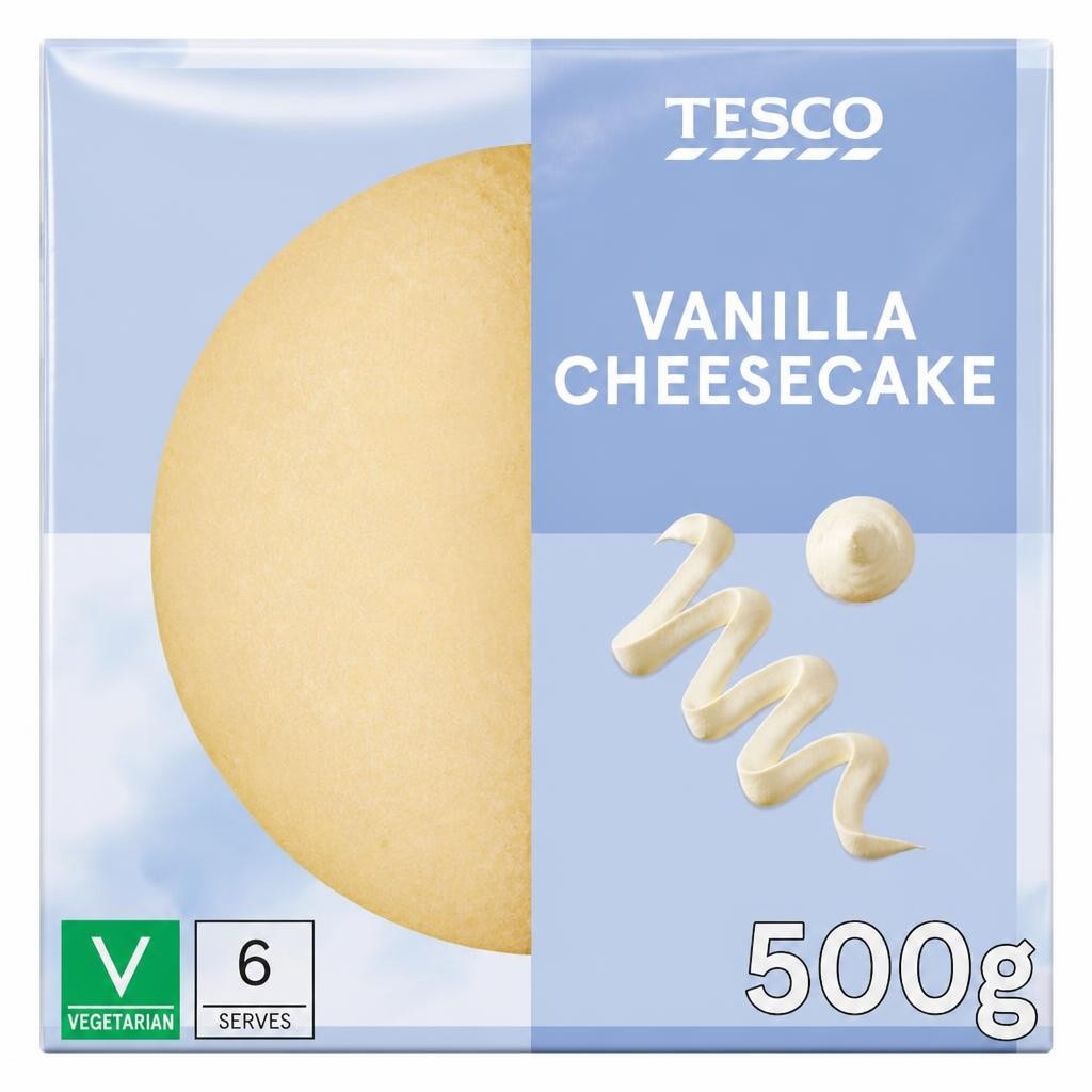 Tesco Vanilla Cheesecake 500g