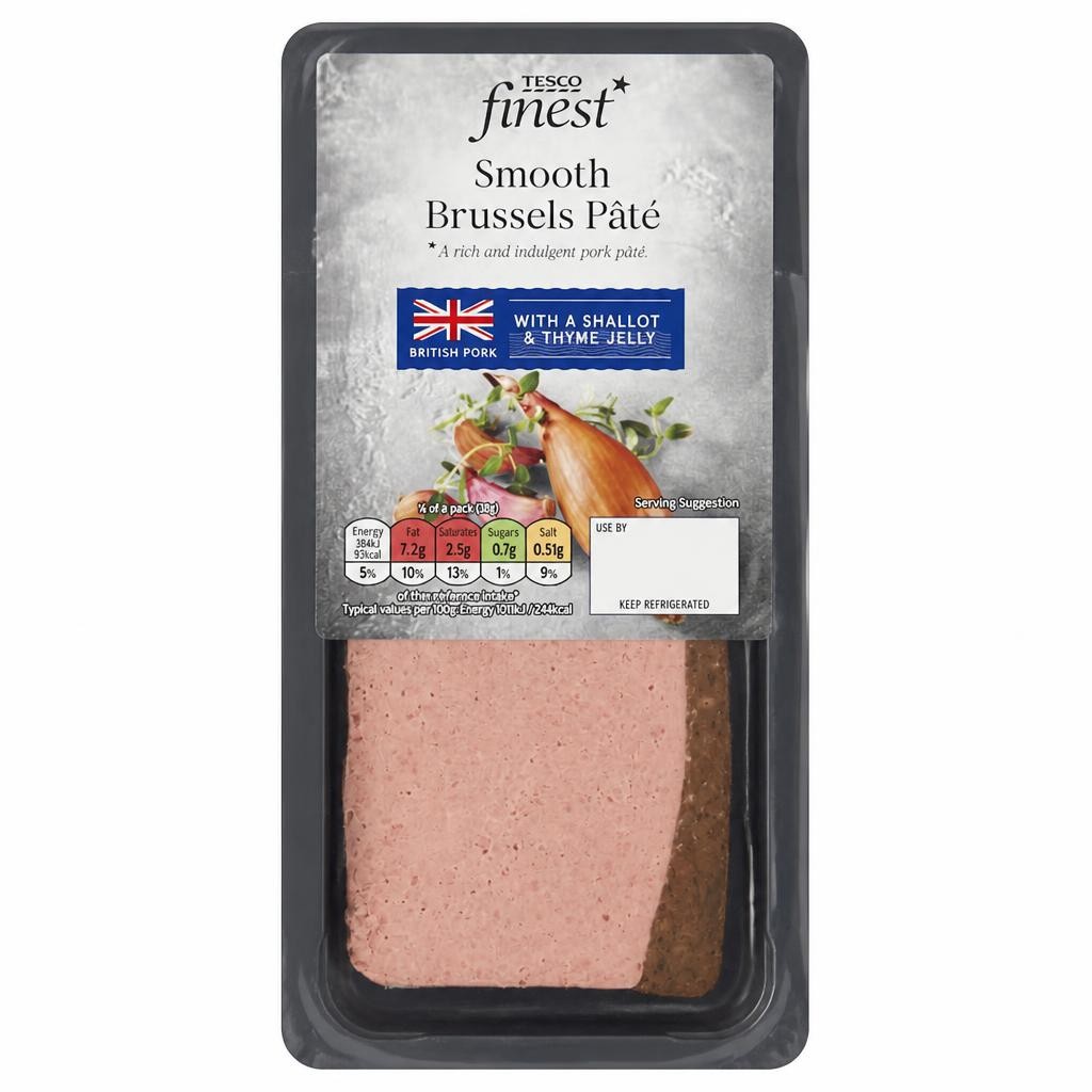 Tesco Finest Smooth Brussels Pâté 150g