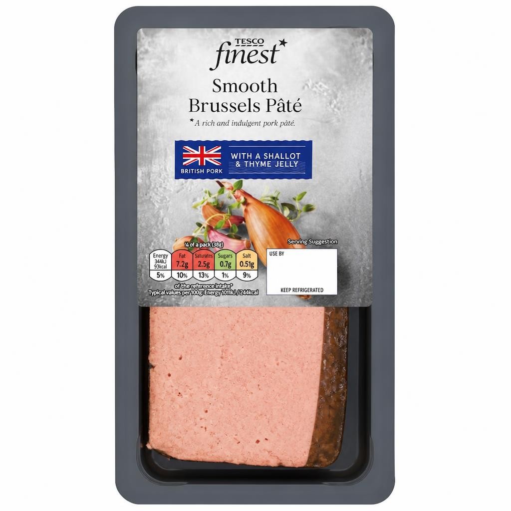 Tesco Finest Smooth Brussels Pâté 150g