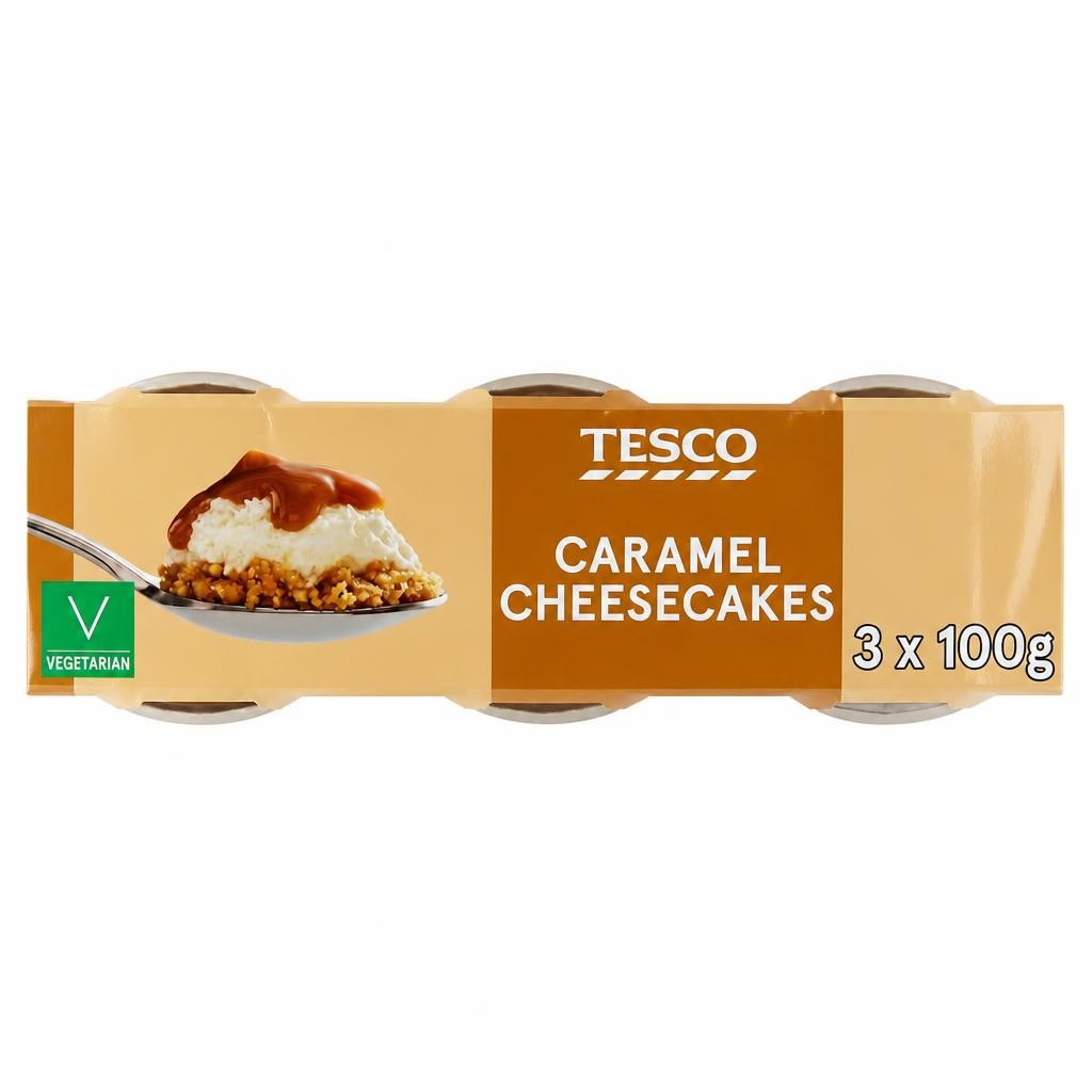 Tesco Caramel Cheesecake 3 x 100g